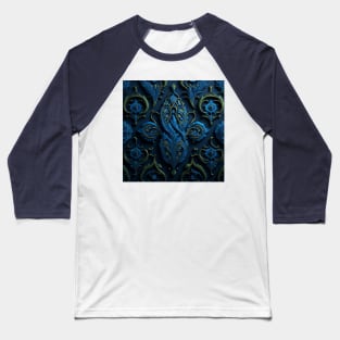 Peacock Art Baseball T-Shirt